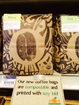 Compostable coffee bags!